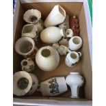 A small quantity of crested china - Goss