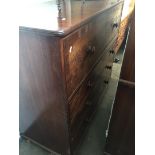 A 19th century Mahogany Ormskirk chest of drawers.