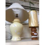 2 table lamps