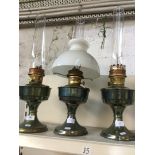 3 oil lamps