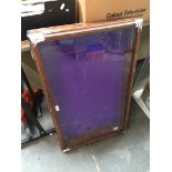 Wooden glazed display cabinet