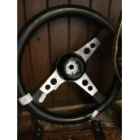 Formula vintage stearing wheel