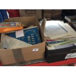 2 boxes of sheet music