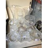 Approx 10 pieces of glassware including bowls etc