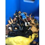A box of WWF figures.