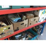 6 boxes of mixed kitchen ware and bric a brac etc