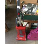 A Sebo upright vacuum cleaner