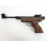 An Italian .22 air pistol.