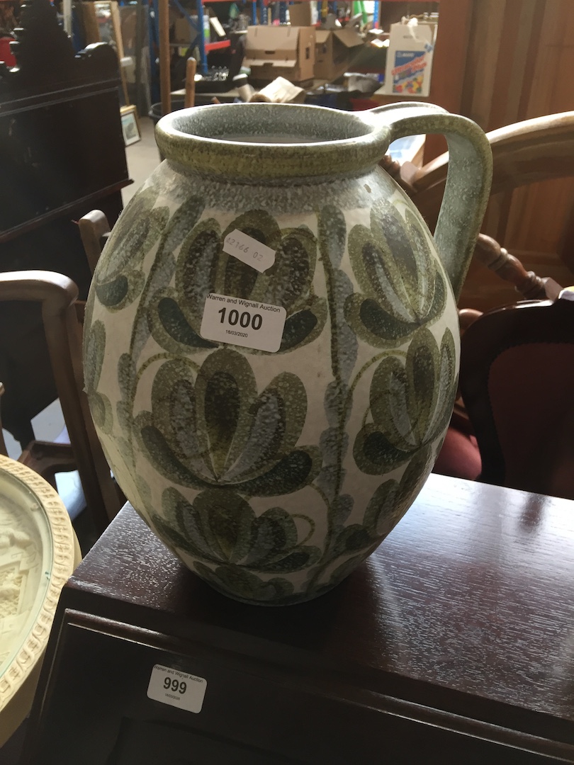 A Denby Glyn Colledge pottery vase.