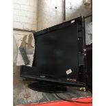 A Panasonic 26" TV with remote, model no: TX-L26X10B