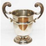 A hallmarked silver trophy, wt. 3oz.