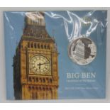 Royal Mint Big Ben Heartbeat of the Nation 2015 £100 silver proof commemorative coin.