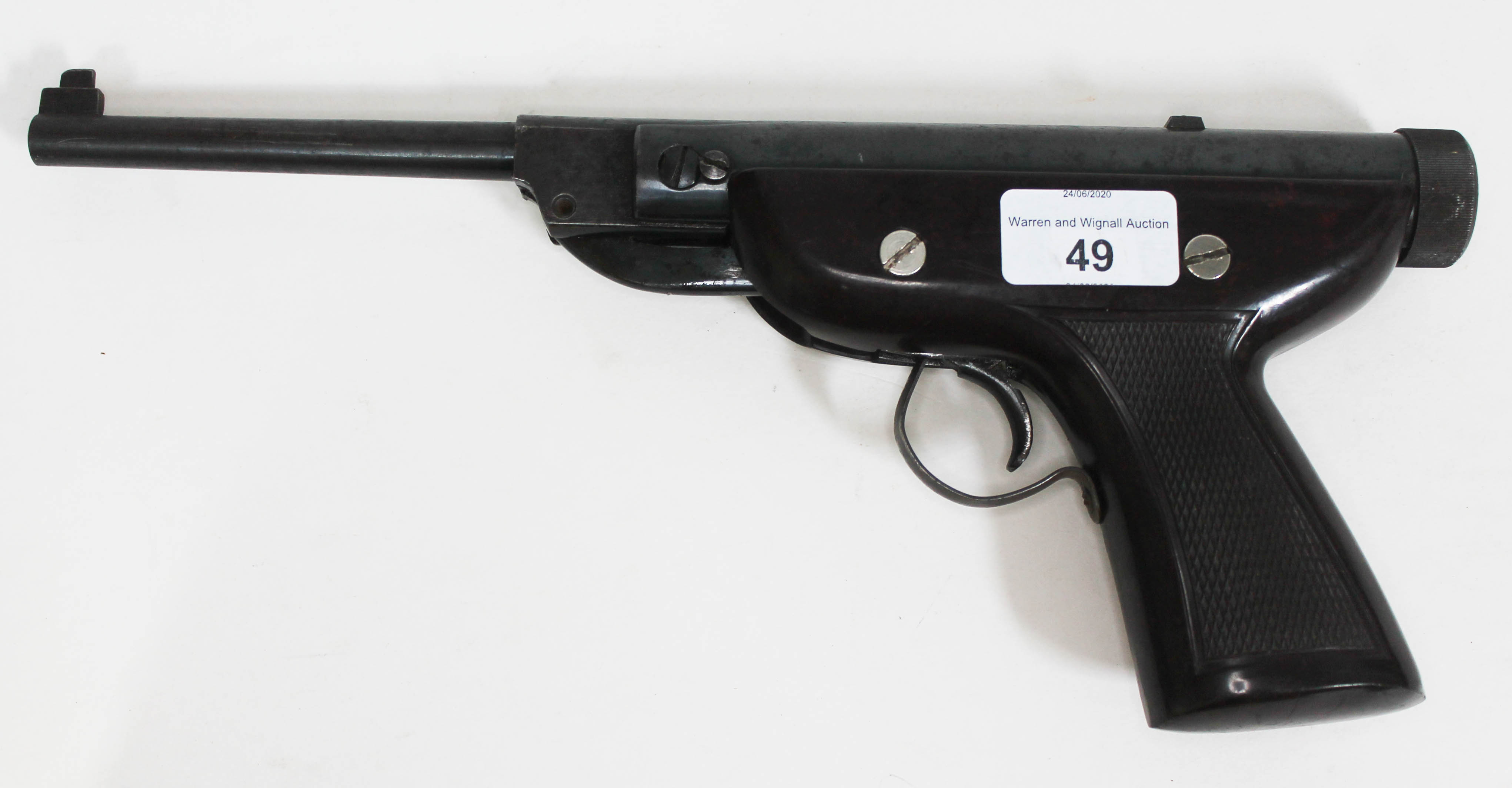 A 1970s air pistol, stamped 'Made in Shanghai China'. - Image 2 of 2