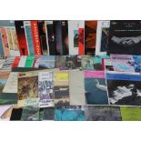 A collection of approximately 50 classical music LPs