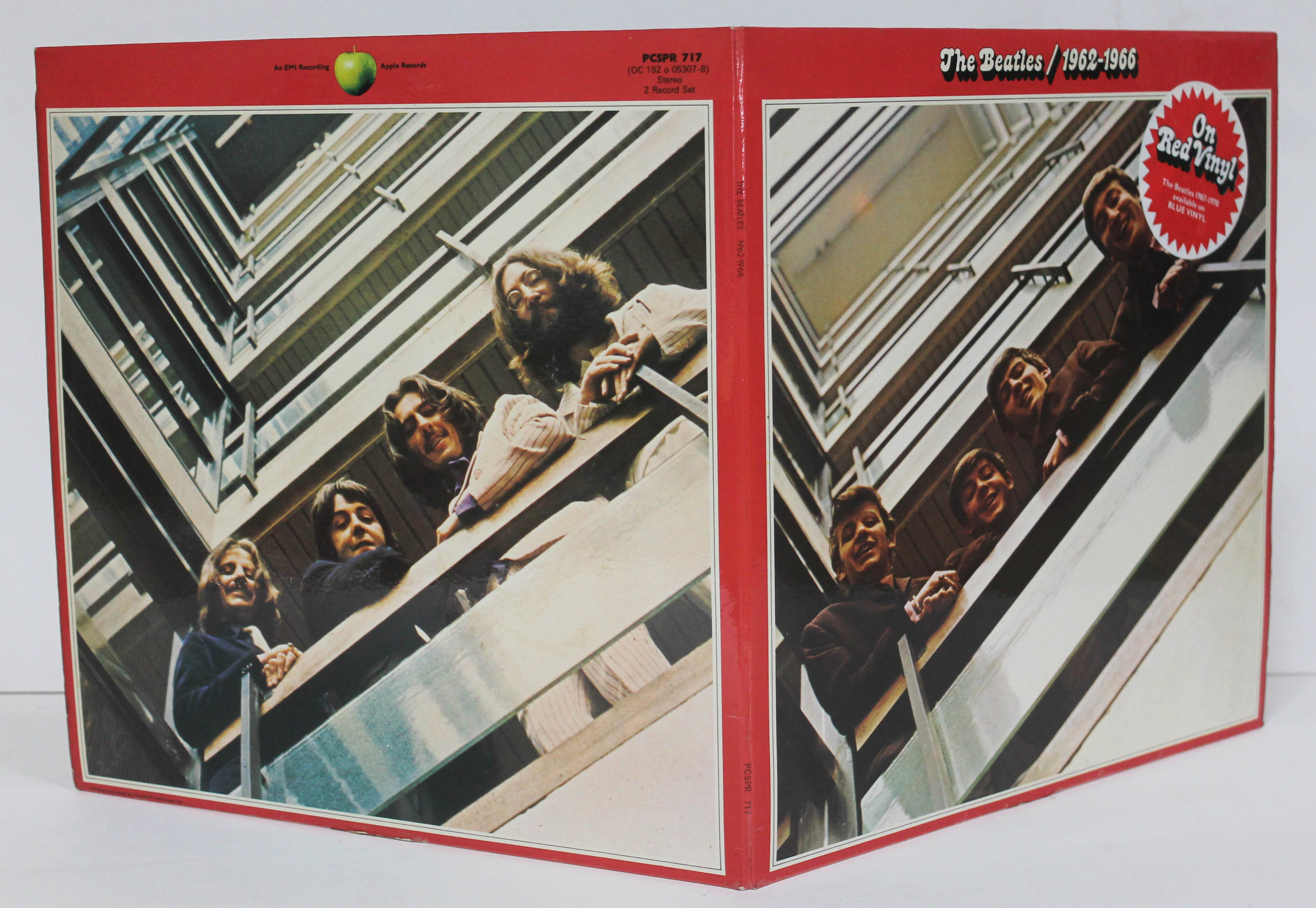 The Beatles - 1962-1966 gatefold double LP red vinyl. - Image 2 of 5