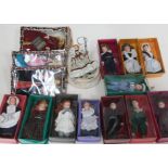 A box of collectors dolls including Rexard and Wupper.