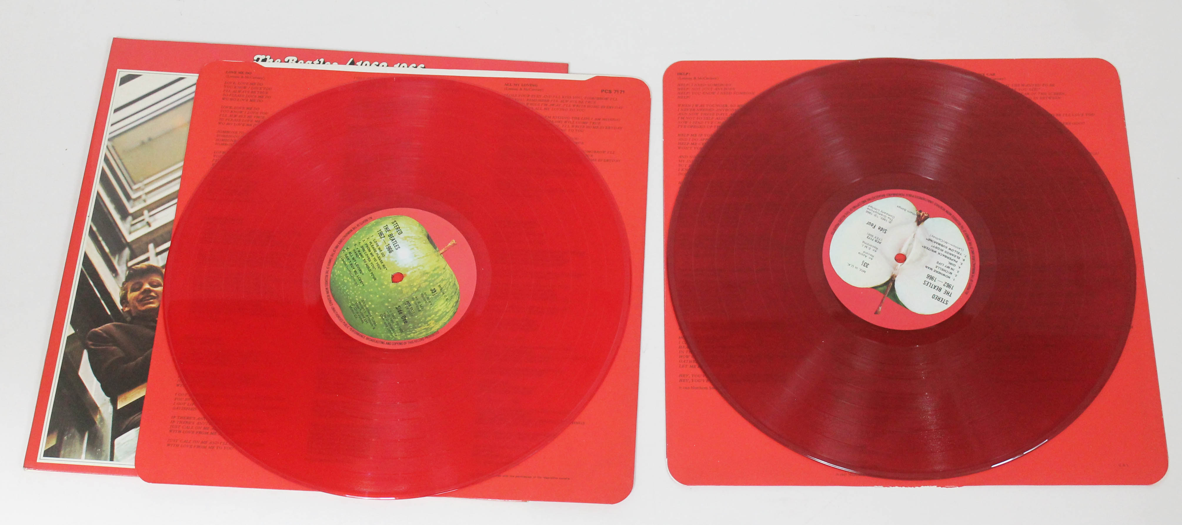 The Beatles - 1962-1966 gatefold double LP red vinyl. - Image 5 of 5