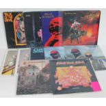 11x BLACK SABBATH/OZZY OSBOURNE LPs various titles and labels