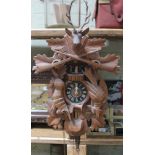 A vintage cuckoo clock.