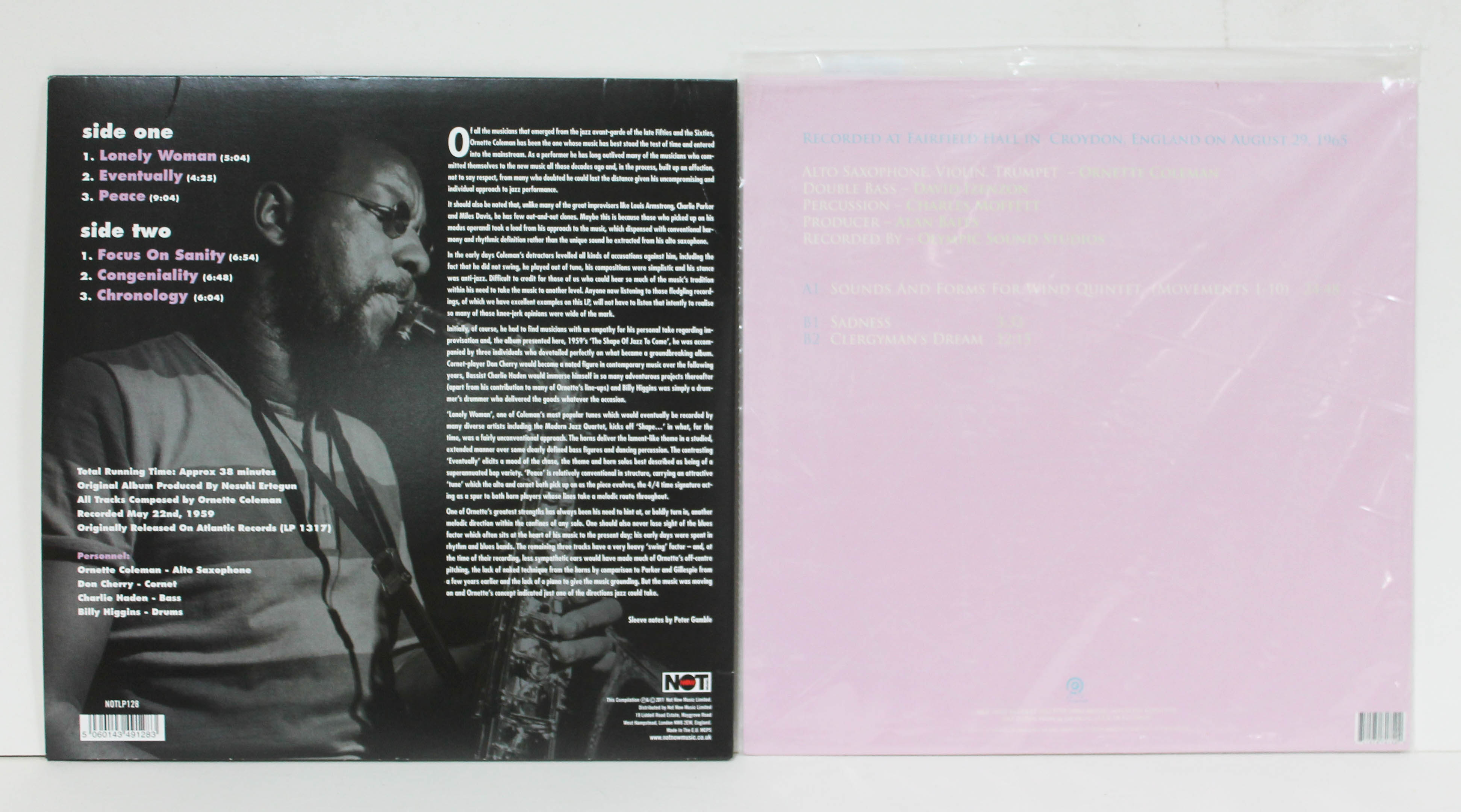 2x Ornette Coleman reissues comprising: The Shape pof Jazz to Come and An Evening with Ornette - Image 2 of 2