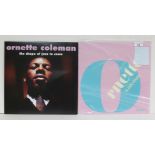 2x Ornette Coleman reissues comprising: The Shape pof Jazz to Come and An Evening with Ornette