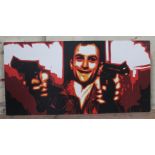 After George Ioannou, "You Talkin' To Me", limited edition canvas print, 142cm x 71cm, number 59/