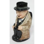 A large Royal Doulton Winston Churchill 1940 Toby jug.