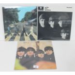 3x The Beatles LPs comprising: Abbey Road UK 1969 early pressing stereo LP Apple PCS7088, With The