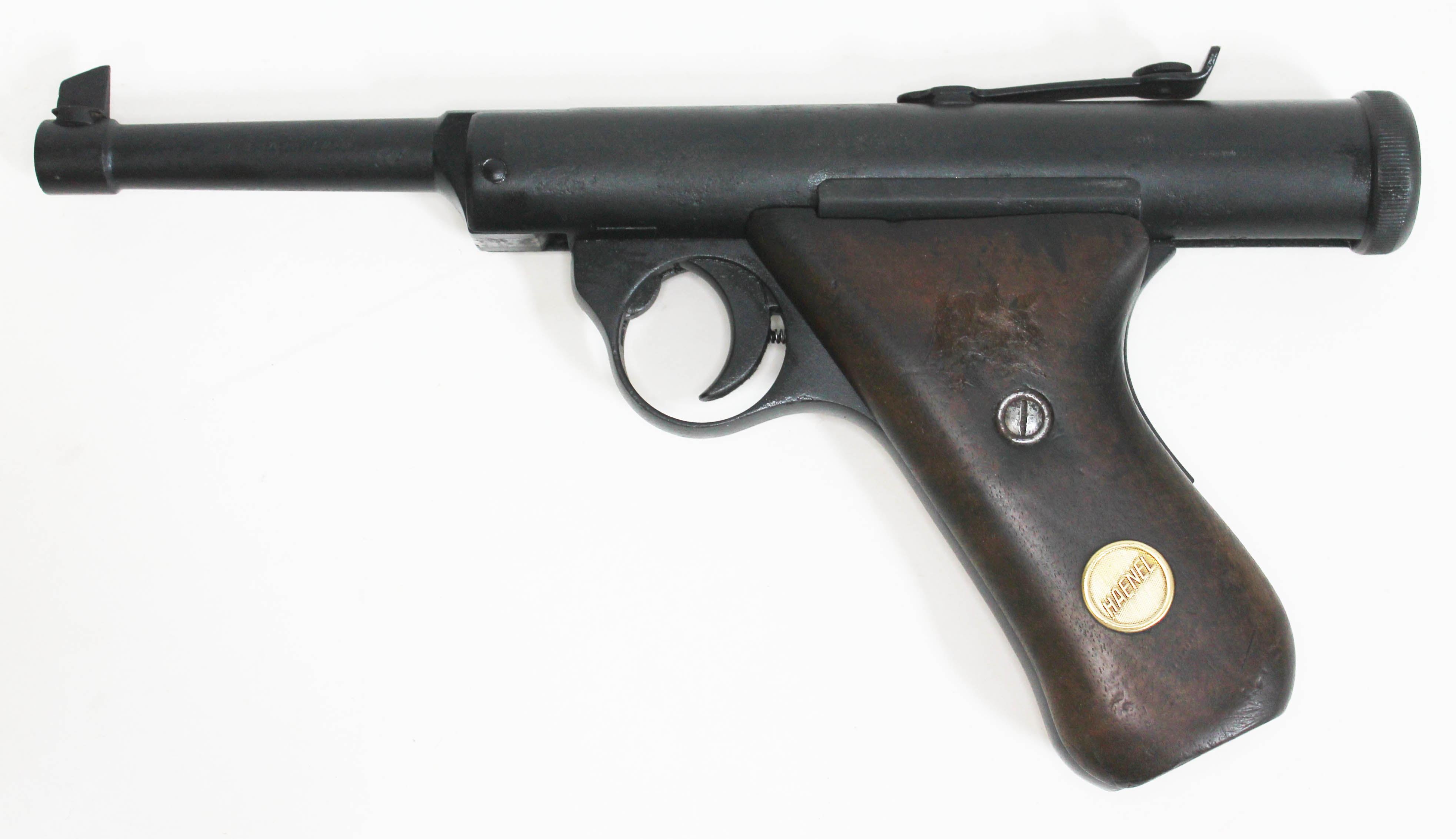 A German 1930s Haenel model 28 .22 air pistol, serial 6549. - Image 2 of 2