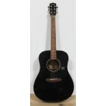 A Fender CD60-BK acoustic guitar