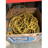 A box of electrical cables