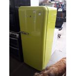 A Smeg lime green fridge.