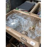 Box of glassware