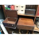 Two wooden boxes