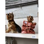 Two composition dog models