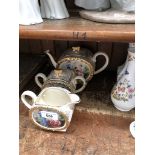 Sadler three piece teaset