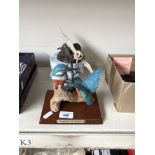 Leonardo Owl, Kingfisher and Country Artists mice ornaments