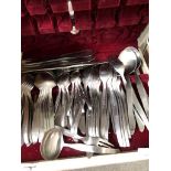 Canteen of stainless steel cutlery