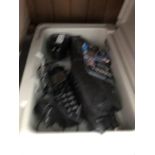 A Sentry 1100 safe box with key and contents including housev telephone set, penknives etc
