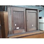 An Edwardian mahogany table cabinet.