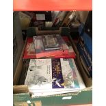 Artists easel, art books, pencils, watercolour crayons etc