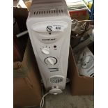 A Silvercrest electric radiator