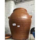A large pottery crock