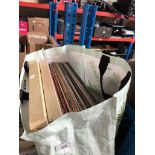 A bag of vinyl Lps