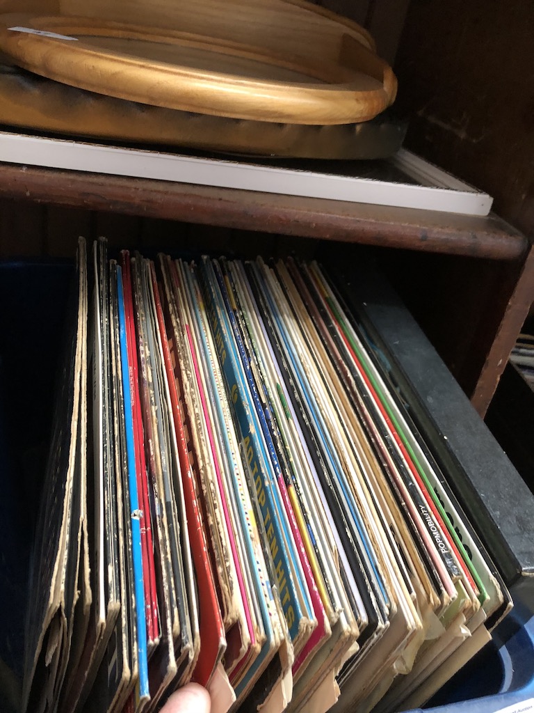 A collection of LPs