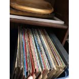 A collection of LPs