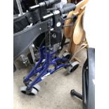 A Z-Tec folding wheelchair
