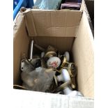 A box of door knobs etc