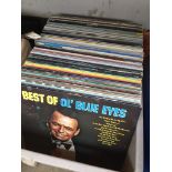 Box of vinyl Lps