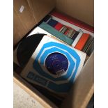 A box of LPs including box sets, and also a few 45s